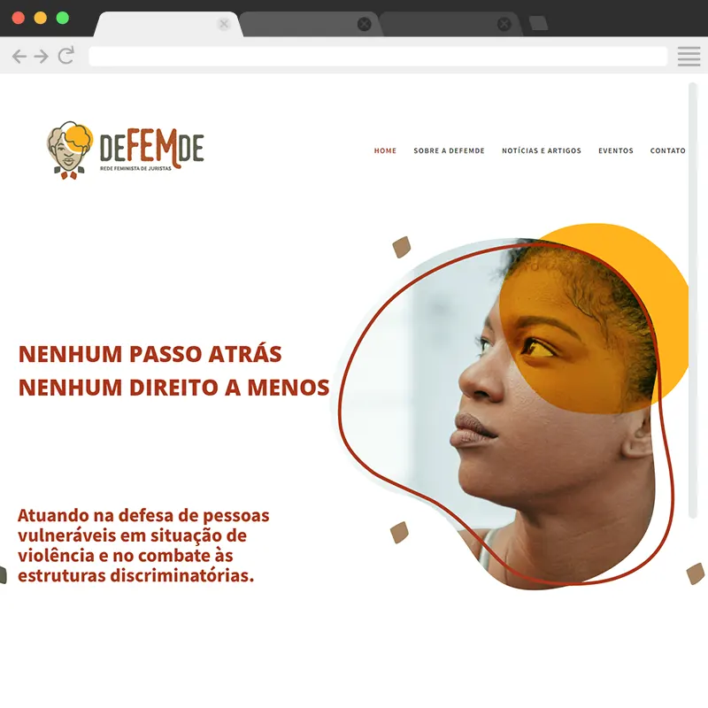 Desenvolvimento Web para Ong deFEMde